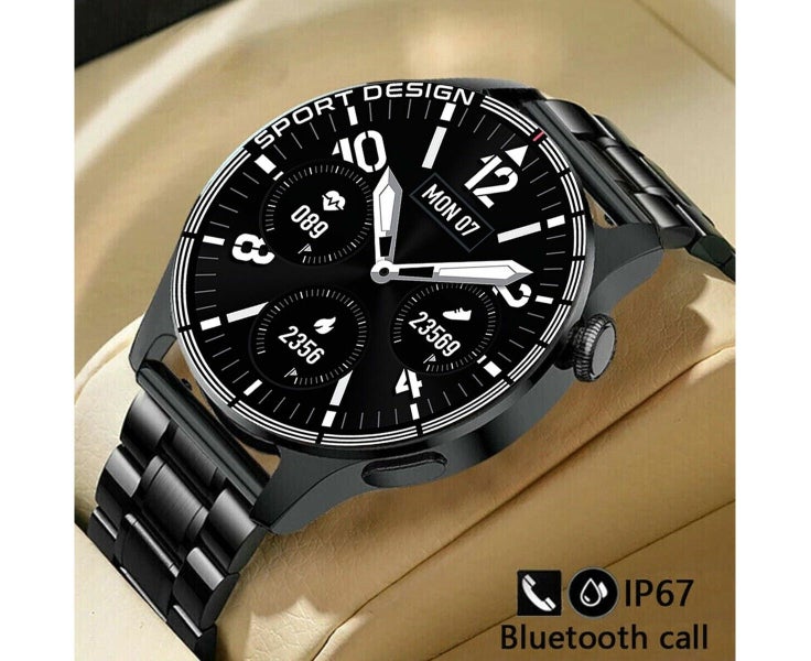 Bluetooth Call Smart Watch Men Sport Tracker Heart Rate Blood Monitor Water Carousel 1