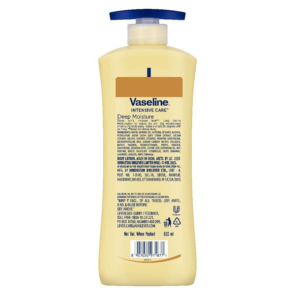 Vaseline Intensive Care Deep Moisture Body Lotion 600 ml Carousel 5