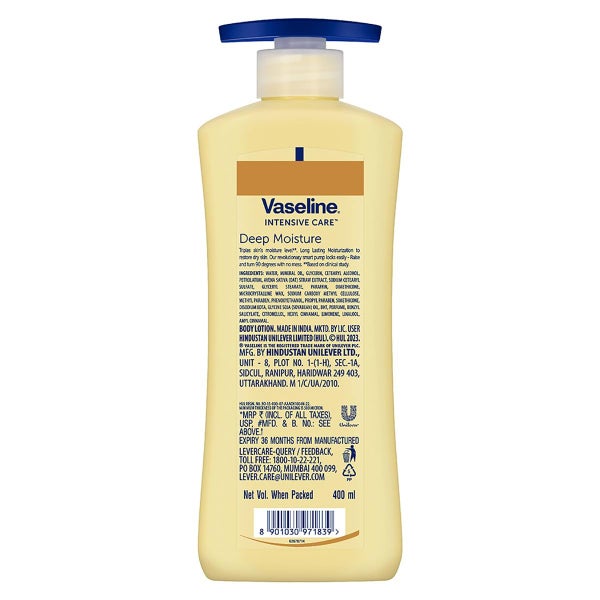 Vaseline Deep Moisture Body Lotion with Pro Ceramides 400ml Carousel 5