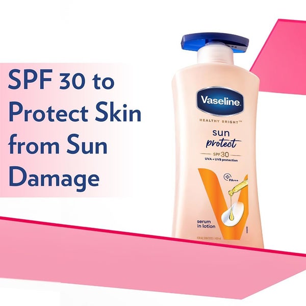 Vaseline Sun Protect SPF 30 Body Lotion to Reduce Tan Lines UVA + UVB PA+++ -... Carousel 5