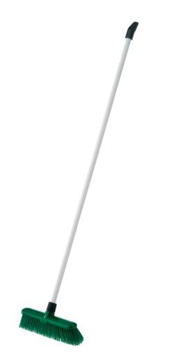 Deluxe Outdoor Broom - Green, 300mm x 22mm x 1200mm, Stiff Bristles (4) Carousel 1