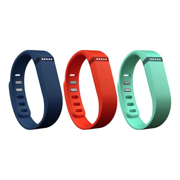 Fitbit Flex Wrist Band Large FB401BTNT - Navy, Teal and Tangerine Carousel 2