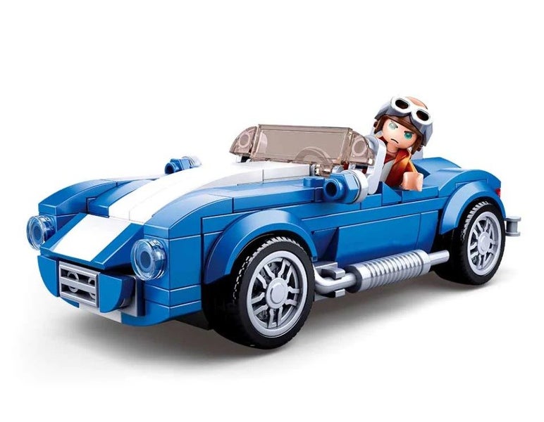 SLUBAN MODELBRICKS BLUE RACE CAR 169 PCS M38-B0706A Carousel 2
