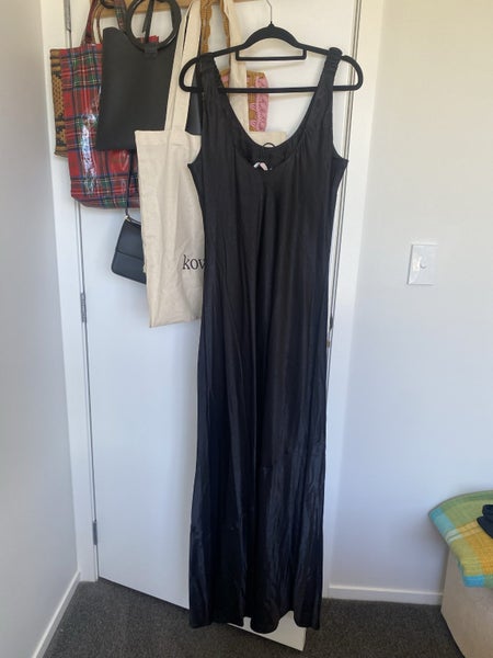 NEW Satin Slip Dress - Full Length Carousel 7