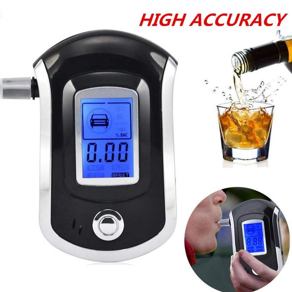 Digital Police LCD Breathalyzer Breath Test Alcohol Tester Analyzer Detector Carousel 1