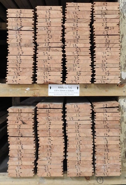 Rimu Tongue & Groove Flooring - 323Lm = 38m2 Job Lot W130 x T20 NL14304 Carousel 1