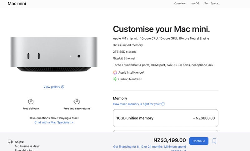 Mac Mini M4 (2024) SSD Upgrade (2TB) Carousel 5