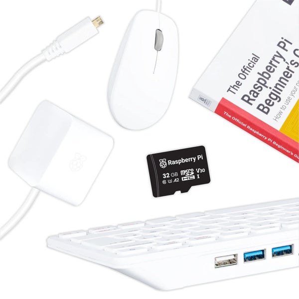 Raspberry Pi 500 Desktop Kit including everything needed to get started with the Carousel 2