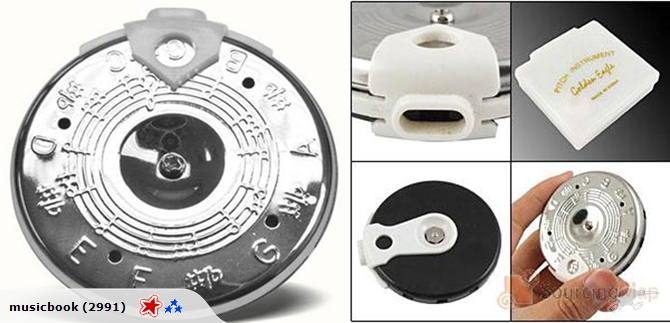 13 Tones Chromatic Pitch Pipe Tuner with case Carousel 1