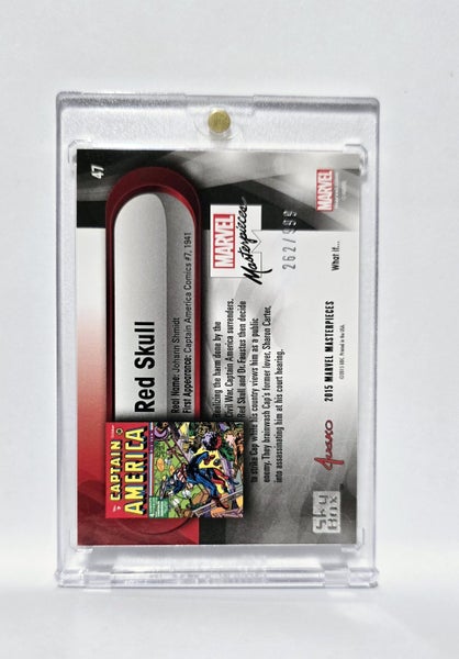 *** RED SKULL! WHAT IF VARIANT CARD 2016 MARVEL MASTERPIECES JOE JUSKO * Carousel 2