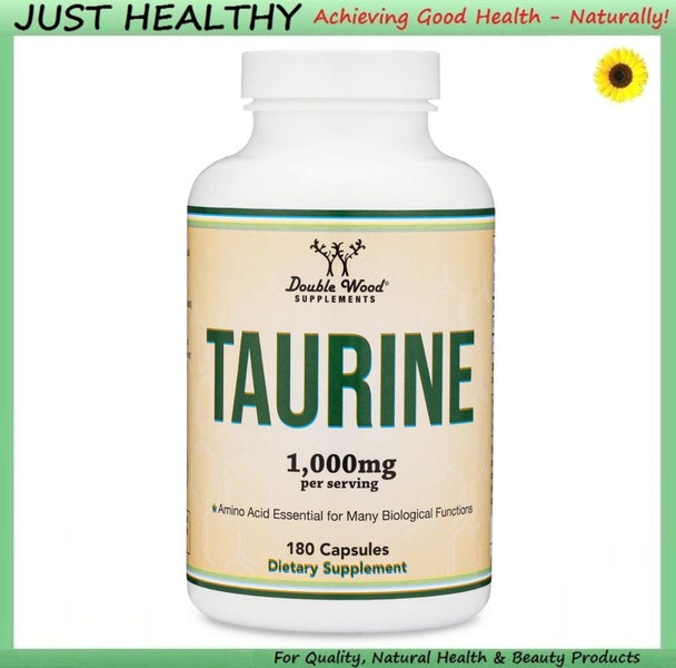TAURINE - 1000 mg per SERVE - 180 VCAPS Carousel 1