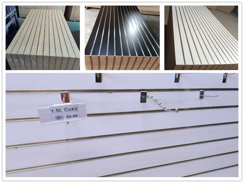Slatwall Panels MDF - 100mm Grooves Carousel 2