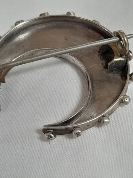 Antique silver broach Carousel 2