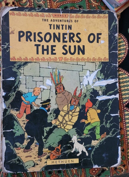 Tintin - Prisoners of the Sun - Hard cover - 1971 Carousel 1