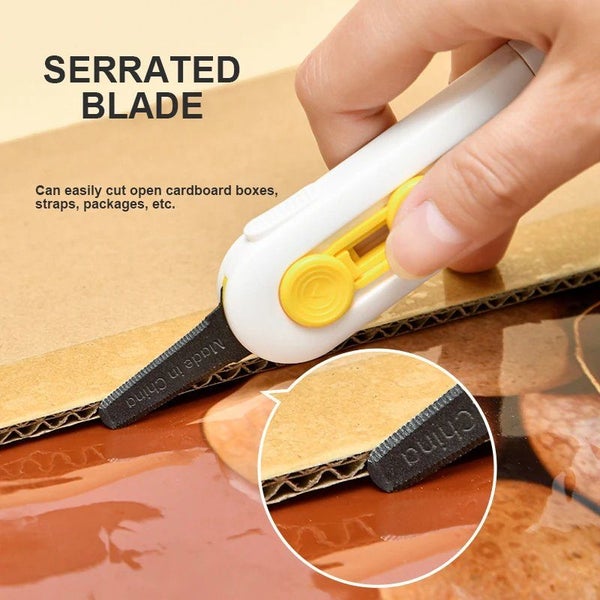 Magnetic Mini Box Cutter Portable Utility Knife with Retractable Blade Carousel 8