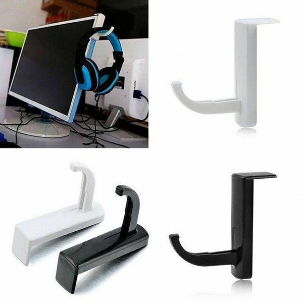 4 Pack Plastic Headphone Holder Earphone Headset Hanger Rack Stand Hook Computer Carousel 1