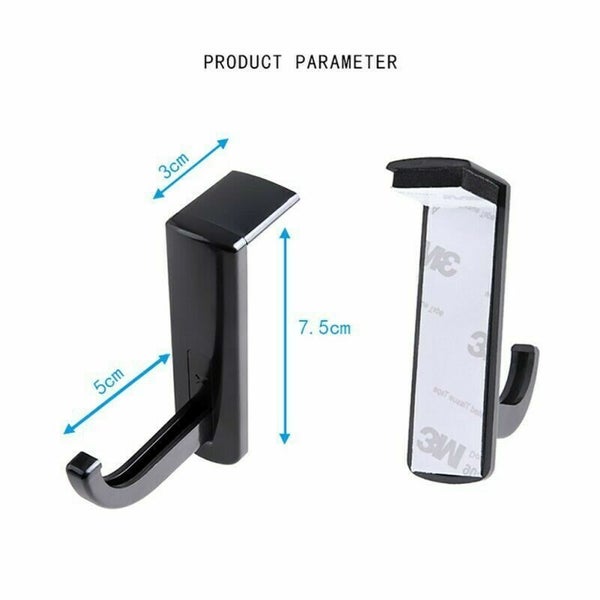4 Pack Plastic Headphone Holder Earphone Headset Hanger Rack Stand Hook Computer Carousel 2