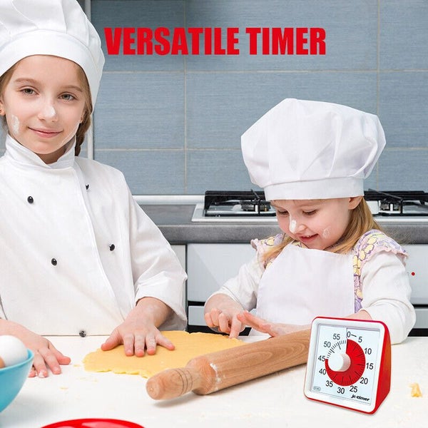 60 Minutes Visual Analog Timer Countdown Clock Time Management Tool for Kitchen Carousel 2