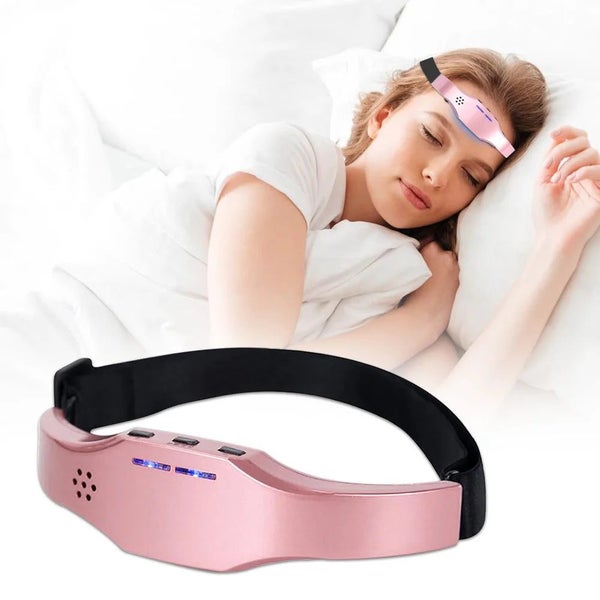 NNEOBA Wireless Sleep Aid Head Massager TSNS Therapy Pink Carousel 2