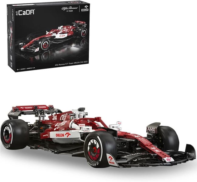CaDA Block 1/8 Alfa Romeo C42 F1 Car Team Orlen 1868pcs (Lego Technic Style) NEW Carousel 6