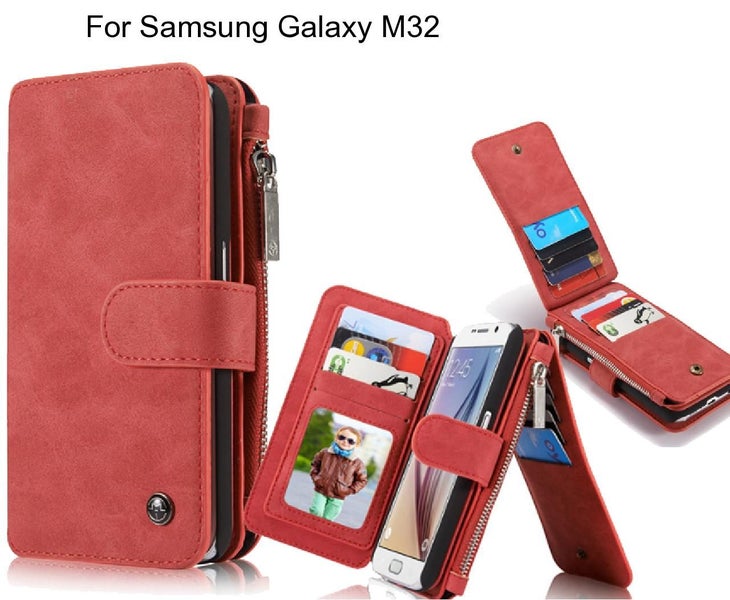 Samsung Galaxy M32 Case Retro leather case multi cards Carousel 1