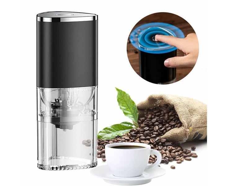 Portable Electric Burr Coffee Grinder USB Rechargeable Mini Coffee Bean Gri Carousel 1