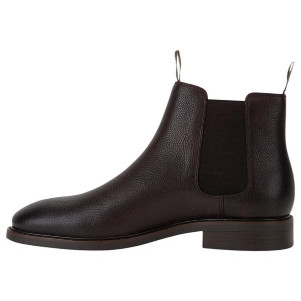 Mens Julius Marlow Gaucho Mocha Tumbled Work Formal Leather Slip On Shoes Boots Carousel 2