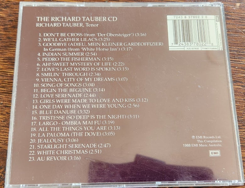 CD - Richard Tauber Carousel 2