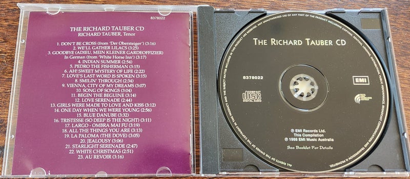 CD - Richard Tauber Carousel 3