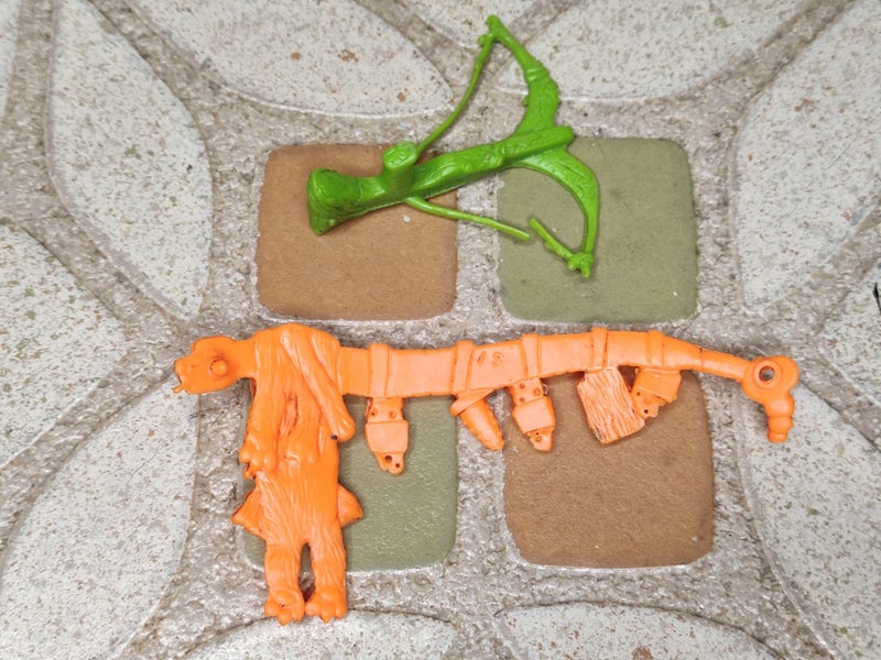 Vintage 1989 Rat King | Belt and Crossbow | TMNT Playmates Carousel 2