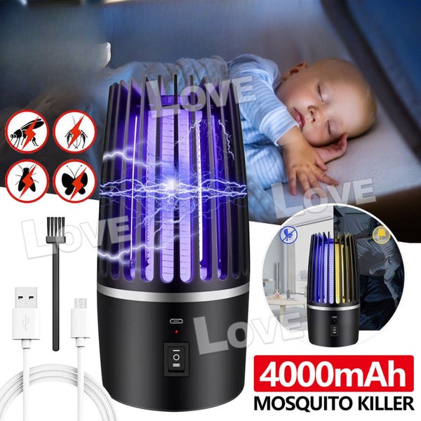 Electric Mosquito Killer Lamp Fly Trap Insect Bug Zapper Catcher UV Mozzie Carousel 1