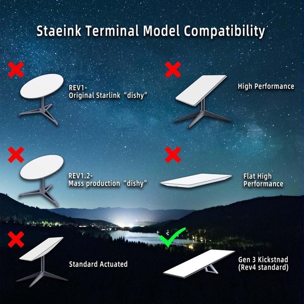 Starlink Gen 3 Pipe Adapter, for Starlink Gen 3 Standard Dish, Starlink Pole ... Carousel 9