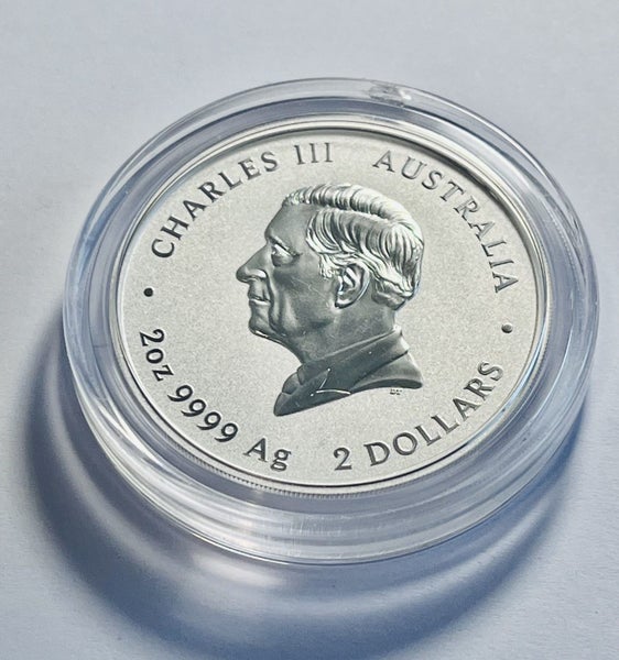 2025 2 oz Australia Lunar Series III - Year of the Snake .9999 Silver BU Coin Carousel 2