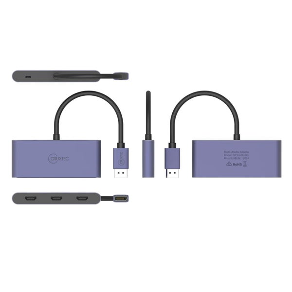 Cruxtec DT3H-8K-SG DP 1.4 to 3x HDMI 2.0 Adaptor [DT3H-8K-SG] Carousel 3