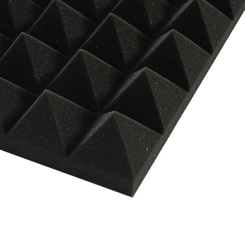 6pcs Black Acoustic Soundproofing Foam Studio Sound Absorption Panels Carousel 2