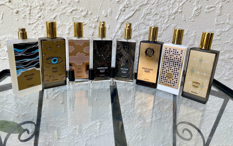 Memo Paris Unisex Niche fragrance sampler Set 3 x 2ml decants = 6mls Carousel 2