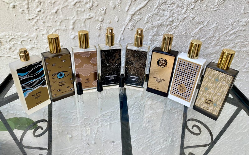 Memo Paris Unisex Niche fragrance sampler Set 3 x 2ml decants = 6mls Carousel 1