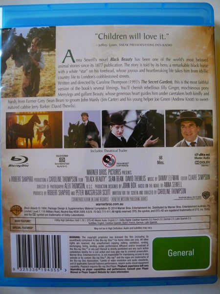 #* "Black Beauty" - BluRay Disc *# Carousel 2