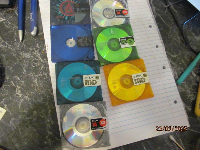 TDK USED MINI DISC RECORDABLE Carousel 1
