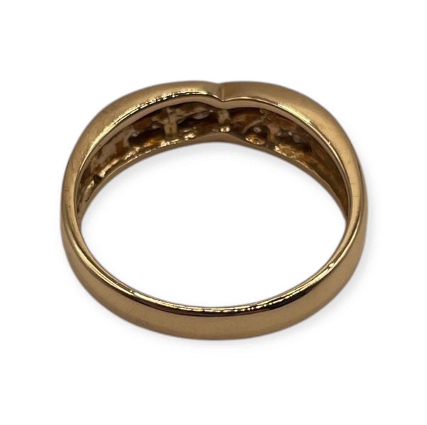 9CT Yellow Gold Diamond Ring Carousel 3