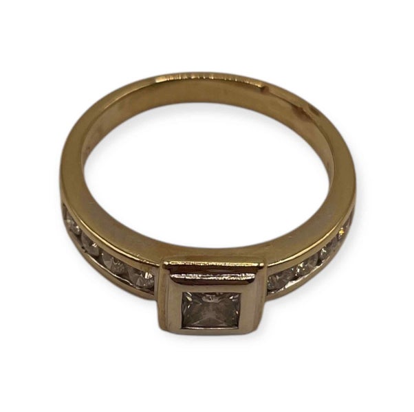 9 CT Yellow Gold Diamond Ring Carousel 1