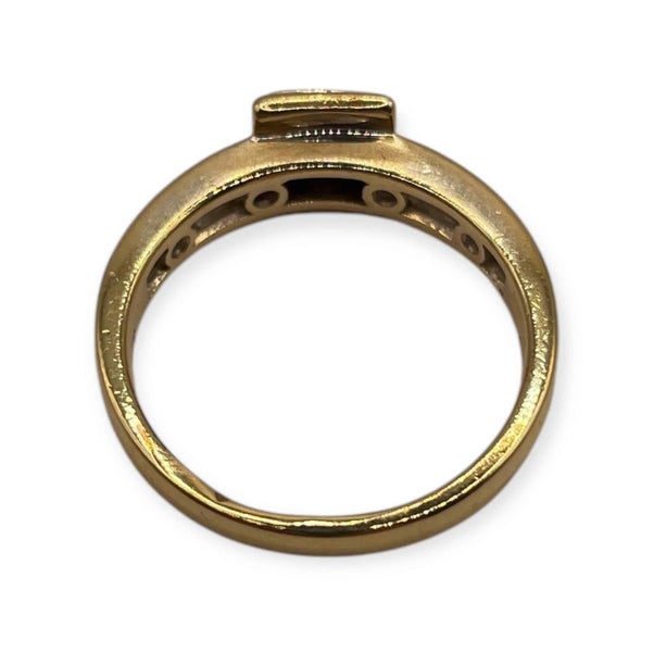 9 CT Yellow Gold Diamond Ring Carousel 2