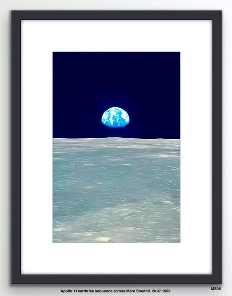 Earthrise 1969 | Moon Stars & Space Travel | Framed Photo 1/20 Carousel 2
