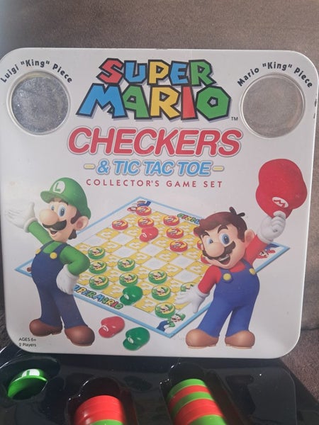 Super Mario Checkers & Tic Tac Toe Game Carousel 1