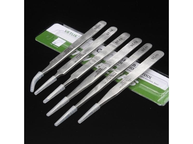 1PCS VETUS 10-15 Stainless Steel Tweezers Set Maintenance Tools Carousel 1