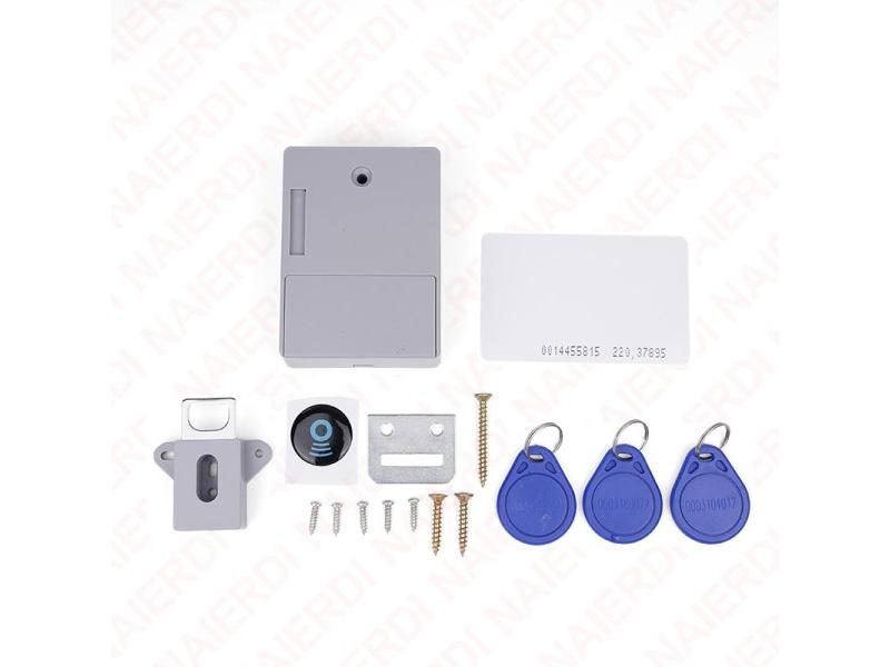 NAIERDI Invisible Sensor Lock For Wardrobe Furniture Hardware With EMID IC Card Carousel 1