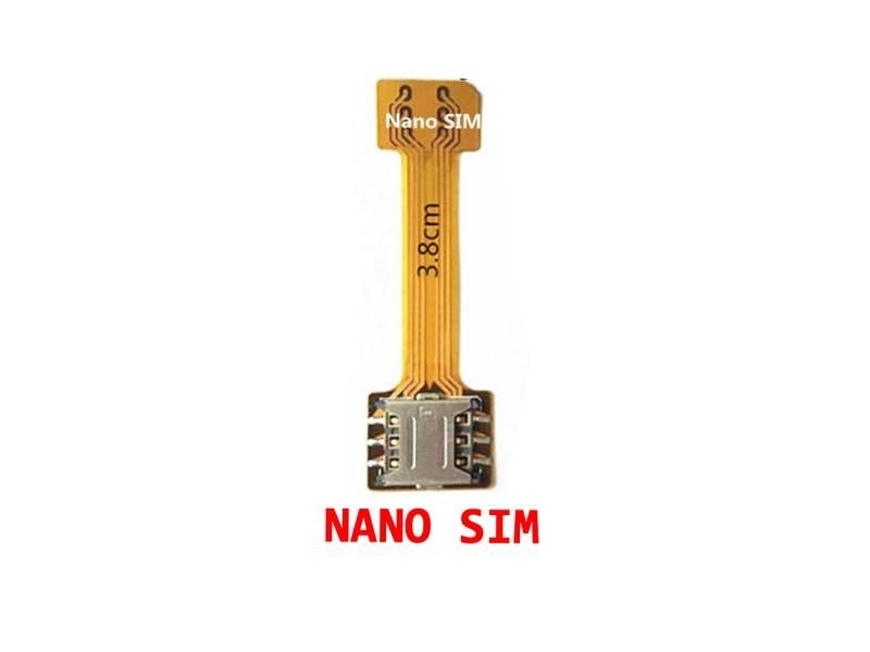 Hybrid Double Dual SIM Card Micro SD Adapter For Android Extender 2 Nano Micro Carousel 1