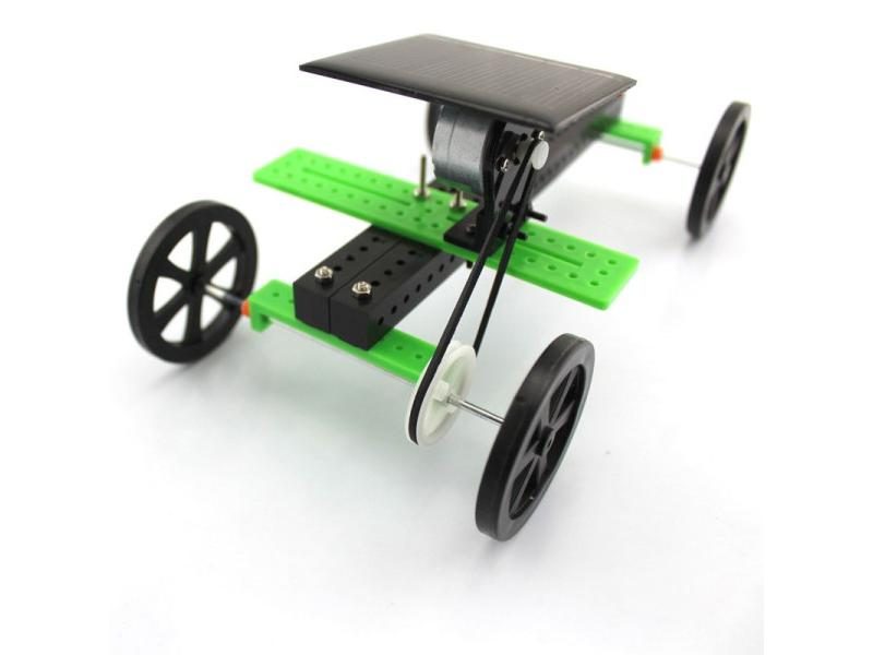 Kids Creative DIY Solar Energy Science Experiment Puzzle Assembling Kit Fashion Carousel 2