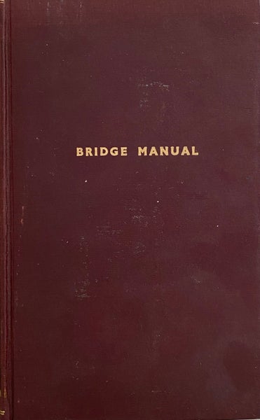 BRIDGE MANUAL by Ministry of Works 1956 Carousel 1