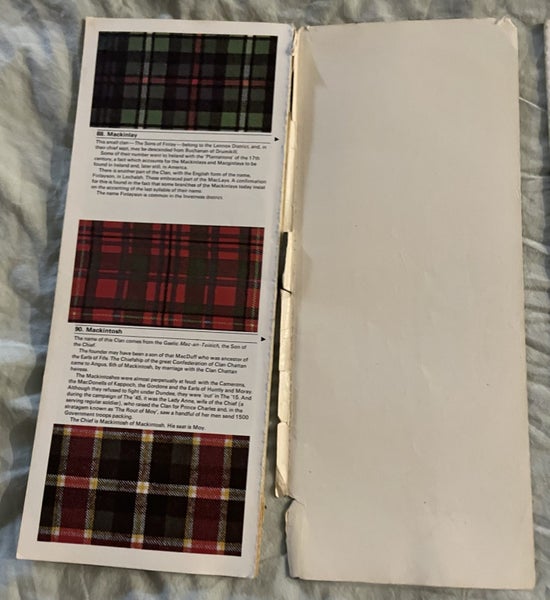 Old Scottish Tartan Book Carousel 4